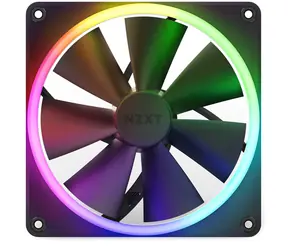 NZXT F140 PWM černá / 140mm / Fluid Dynamic Bearing / 32.5 dB @ 1800 RPM / 89.48 CFM / 4-Pin PWM