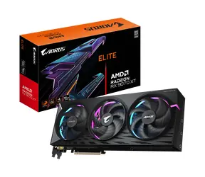 GIGABYTE AORUS Radeon RX 9070 XT ELITE 16GB / 3100 MHz / 16GB GDDR6 / 256-bit / 2x HDMI + 2x DP / 700W (8+8+8)