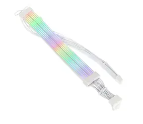 Kolink Umbra Radiant ARGB 12V-2x6 to 12V-2x6 kabel bílá / 700mm