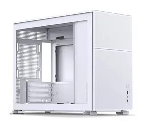 Jonsbo D31 MESH TG bílá / mATX / 1x USB-A 3.2 / 1x USB-C 3.2 / bez zdroje / průhledná bočnice 