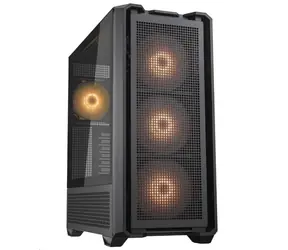 COUGAR MX600 černá / PC skříň / E-ATX / ATX / micro-ATX / mini-ITX / RGB / průhledná bočnice / bez zdroje