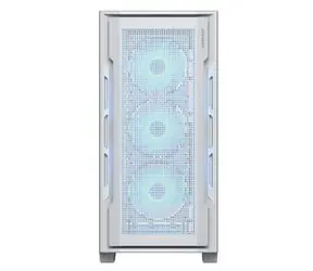 COUGAR Uniface RGB bílá / PC skříň / E-ATX / ATX / micro-ATX / mini-ITX / RGB / průhledná bočnice / bez zdroje