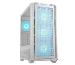 COUGAR MX600 RGB bílá / PC skříň / ATX / micro-ATX / mini-ITX / RGB / průhledná bočnice / bez zdroje