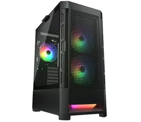 COUGAR Duoface RGB černá / PC skříň / E-ATX / ATX / micro-ATX / mini-ITX / RGB / průhledná bočnice / bez zdroje