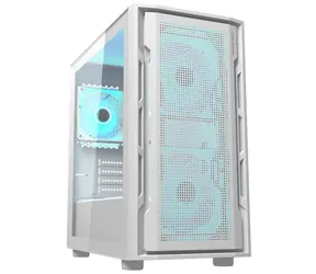 COUGAR Uniface Mini RGB bílá / PC skříň / micro-ATX / mini-ITX / RGB / průhledná bočnice / bez zdroje