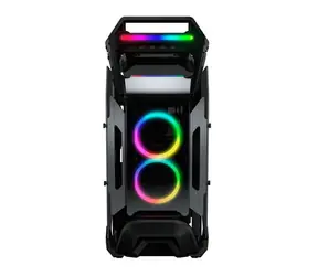 COUGAR Cratus RGB černá / PC skříň / E-ATX / ATX / micro-ATX / mini-ITX / RGB / průhledná bočnice / bez zdroje 