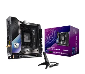 ASRock Z890I NOVA WIFI / Z890 / LGA 1851 / 2x DDR5 / PCIex16 / 1x5GLAN / Mini-ITX