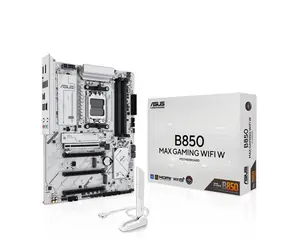ASUS B850 MAX GAMING WIFI bílá / B850 / 4x DDR5 / 1x 2.5GLAN / Wi-Fi 6 / ATX