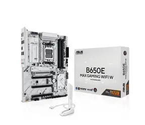 ASUS B650E MAX GAMING WIFI bílá / AMD B650 / DDR5 / SATA III RAID / USB / 2.5GLAN / M.2 / sc.AM5 / ATX