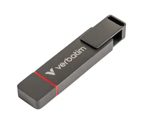 Verbatim Dual QuickStick 256GB šedá / Flash Disk / USB-A&USB-C 3.0 / čtení: až 530MBs / zápis: až 470MBs