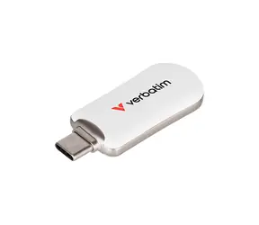 Verbatim Plectra 64GB bílá / Flash Disk / USB-C 3.0 / až 100 MBs