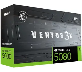 MSI GeForce RTX 5080 Ventus 3X OC 16GB / 16GB GDDR7 / 256-bit / 1x HDMI + 3x DP / 850W (16)