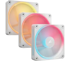 Corsair iCUE Link LX120-R RGB 3ks  bílá / 120mm / Hydraulic bearing / 400-2400 RPM /35.1 dB