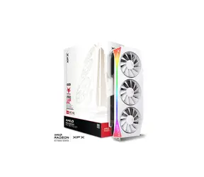 XFX Mercury Radeon RX 9070XT 16GB OC bílá / 3100 MHz / 16GB GDDR6 / 256-bit / 1x HDMI + 3x DP / 700W (8+8+8)