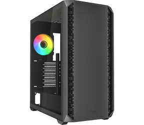 Sharkoon AK2 RGB černá / ATX / 2x USB 3.2 / 1x USB-C / 2x 120mm / bez zdroje / průhledná bočnice