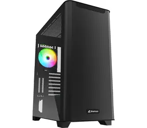 Sharkoon M30 RGB černá / ATX / 2x USB 3.2 / 1x USB-C / 2x 120mm / bez zdroje / průhledná bočnice
