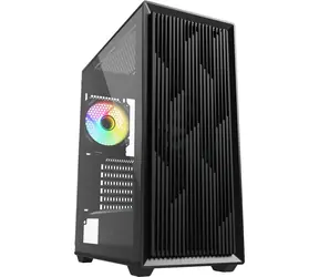 Sharkoon VK2 RGB černá / ATX / 2x USB 3.0 / 4x 120mm / bez zdroje / průhledná bočnice