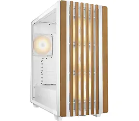 Sharkoon Rebel C70G RGB bílá / ATX / 2x USB 3.2 / 1x USB-C / 4x 120mm / bez zdroje / průhledná bočnice