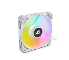 Sharkoon Rebel F50 PWM bílá / větráček / 120mm / RGB / 35 dBA / 2000 RPM / 77.6CFM