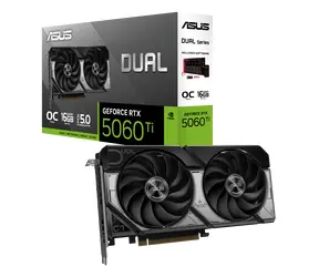 Asus DUAL GeForce RTX 5060 Ti OC 16GB / 2632MHz / 16GB GDDR7 / 128-bit / 1x HDMI + 3x DP / 550W (8)