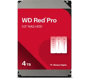 WD Red Pro 4005FFBX 4TB / HDD / 3.5" / SATA 6GBs / čtení: 217MBps / zápis: 217MBps / 7200RPM / 256MB cashe