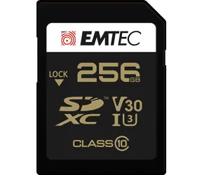 EMTEC SpeedIN Pro 256GB / UHS-I U3 V30 / class 10 / čtení: 100MBs / zápis: 50MBs