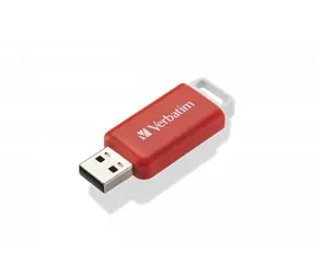 Verbatim DataBar 16GB červená / Flash disk / USB 2.0