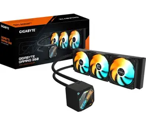 GIGABYTE GAMING 360 / AIO vodní chladič CPU / 3x 120 mm / 2200 RPM @ 35.8 dB / 61.61 CFM