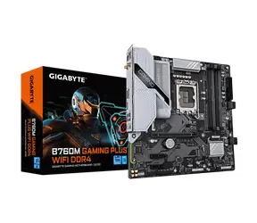 GIGABYTE B760M GAMING PLUS WIFI / B760M / LGA 1700 / 4x DDR4 / PCIEx16 / GLAN / mATX