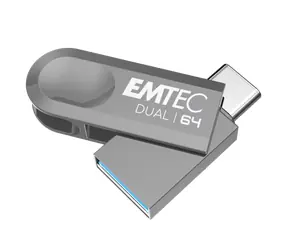 EMTEC Dual D280 USB 3.2 Type-C 64GB / flash disk 