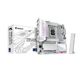 GIGABYTE B860M AORUS ELITE WIFI6E ICE bílá / B860M / LGA1851 / 4x DDR5 / PCIEx16 / 2.5 GLAN / ATX