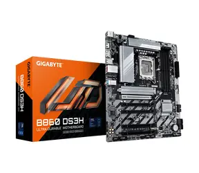 GIGABYTE B860 DS3H / B860 / LGA1851 / 4x DDR5 / PCIEx16 / 2.5 GLAN / ATX