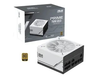 ASUS Prime AP-750G bílá / ATX / 750W / 80 Plus Gold / 120 mm / modulární