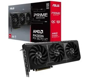 ASUS PRIME Radeon RX 9070 XT OC 16G / 1660 MHz / 16GB GDDR6 / 256-bit / 1x HDMI + 3x DP / 750W (8+8+8)