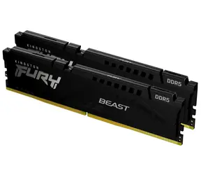 Kingston Fury Beast Black 64GB (2x 32GB) DDR5 5200MHz / CL40 / DIMM / EXPO / XMP / 1.35V