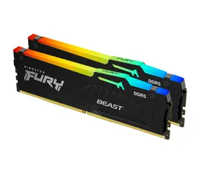 Kingston Fury Beast RGB 128GB (2x 64GB) DDR5 5600MHz / CL40 / DIMM / EXPO / XMP / 1.35V 