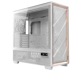 Antec Flux Pro bílá / E-ATX / 2x USB-A 3.0 / 1x USB-C / 4x 140mm + 2x 120mm / bez zdroje / průhledná bočnice  