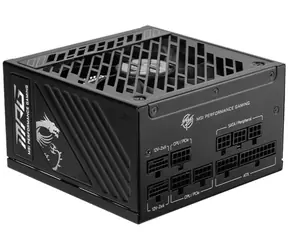 MSI MPG A850GS PCIE5 / 850W / 135mm ventilátor / PFC / modulární / 80PLUS Gold