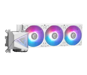 MSI MAG CoreLiquid I360 bílá / 3x 120mm / 32.8 dB @ 2350 RPM / 70.7 CFM / AMD + Intel