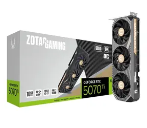 ZOTAC GeForce RTX 5070 Ti Solid SFF OC 16GB / 2300 - 2482Mhz / 16GB GDDR7 / 256bit / 1x HDMI + 3x DP / 750W (16)