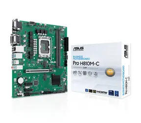 ASUS PRO H810M-C-CSM / H810 / LGA 1851 / 2x DDR5 / PCIex16 / GLAN / mATX