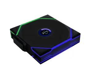 Lian Li UNI FAN TL Wireless LCD / 120mm / Fluid Dynamic Bearing / 27 dB @ 1900 RPM / 105 CFM / 4-Pin PWM