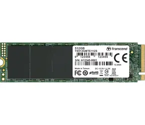 TRANSCEND MTE112S 512GB / M.2 2280 Gen 3 / RW: 1700/900 MBps / IOPS: 160K/140K / MTBF 2.0mh / 5y