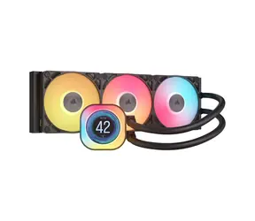 Corsair AIO iCUE LINK TITAN 360 RX LCD černá / 3x 120mm / 36dB / 300-2100 RPM / 73.5CFM / Intel + AMD