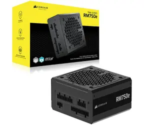 Corsair RM750e / 750W / 80PLUS Gold / Plně modulární / 120 mm / Aktivní PFC