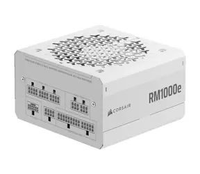 Corsair RM1000e bílá / 1000W / 80PLUS Gold / Plně modulární / 120 mm / Aktivní PFC