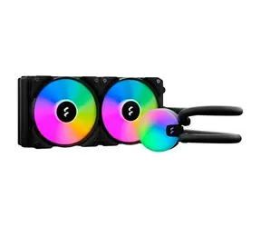 Fractal Design Lumen S24 v2 RGB černá / 2x 120mm / 35.5 dB @ 2000 RPM / AMD + Intel