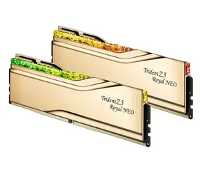 G.Skill Trident Z5 Royal Neo 32GB (2x16GB) 6400Mhz zlatá / CL30-39-39-102 / DIMM / Non-ECC / EXPO