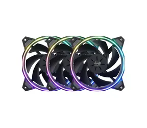 InWin Sirius Loop RGB PWM 3ks černá / 120mm / 27 dB @ 1800 RPM / Long Lifespan Sleeve Bearing / 50 CFM / 3-Pin + 4-Pin