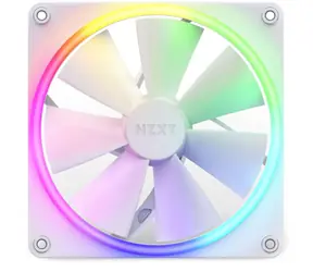 NZXT F140 RGB TWIN 2ks bílá / 140mm / Fluid Dynamic Bearing / 1800 RPM / 89.48 CFM / 4-Pin PWM
